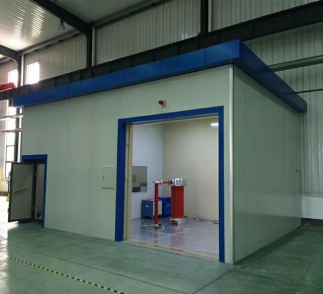 Partial discharge test shielding room 